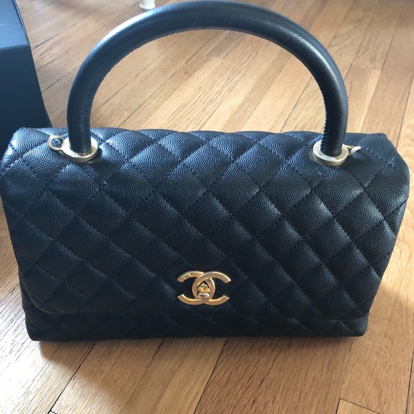Chanel Bags Black Caviar Chanel Coco Handle Poshmark